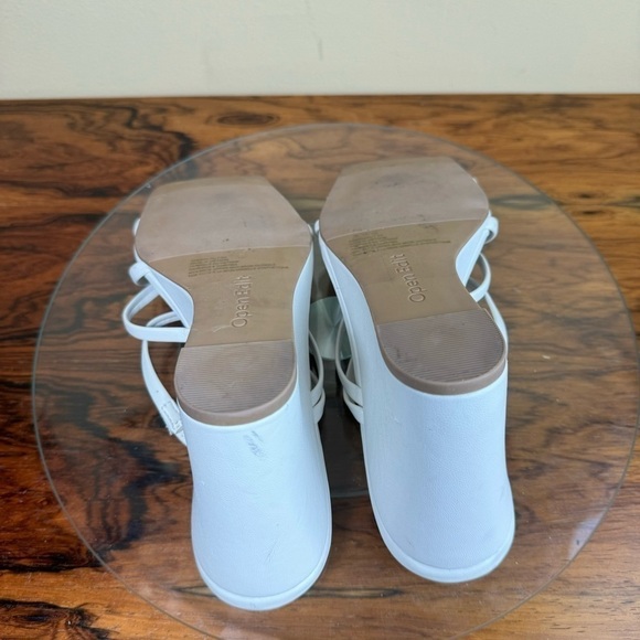 Open Edit Eryn Wedge Sandal in white - Picture 14 of 16